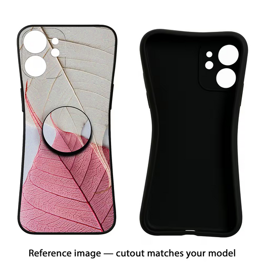 White Pink Leaf iQOO Neo 10R 5G Pop Case