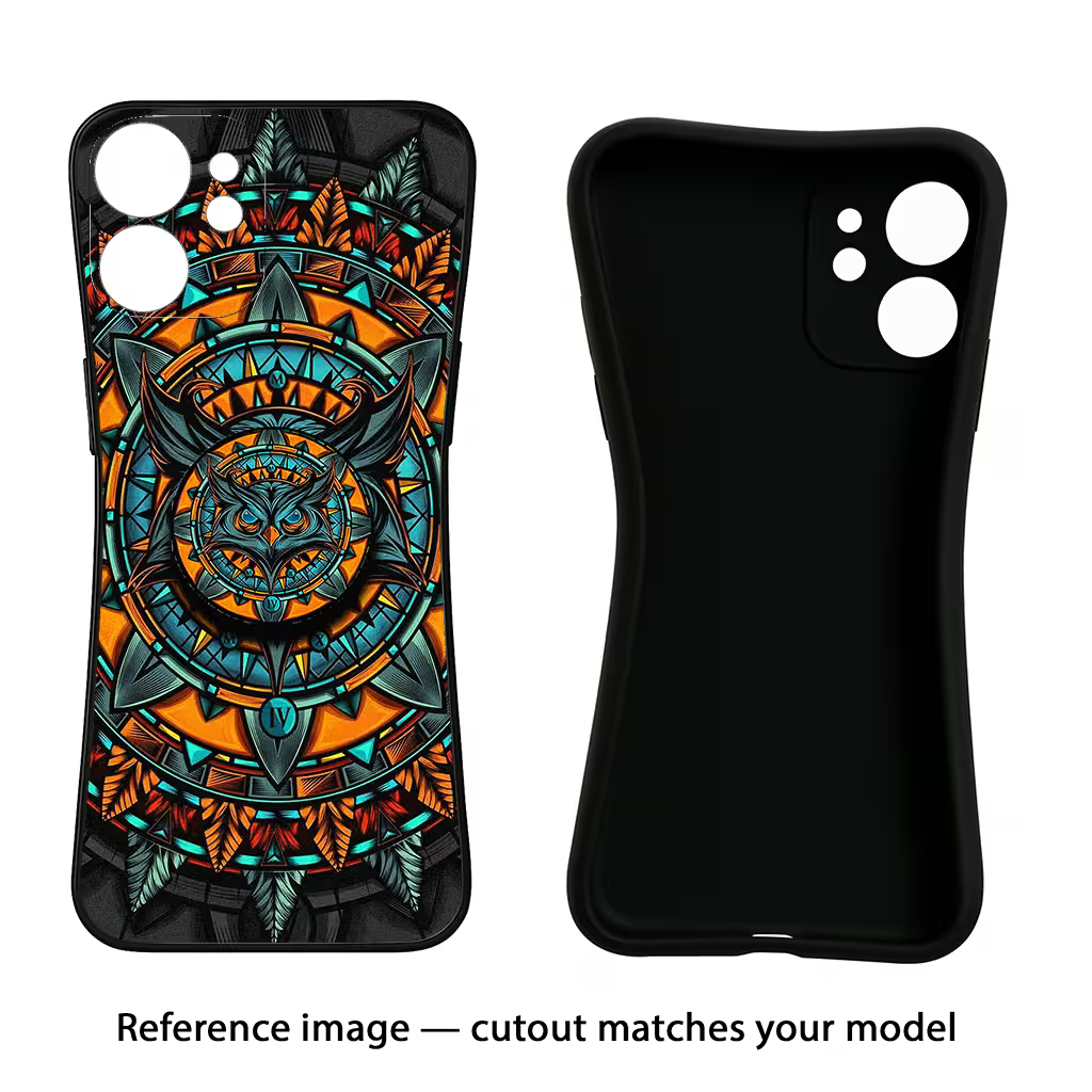 Angry Owl iQOO Neo 9 Back Cover Black Soft Case - Hello Swanky