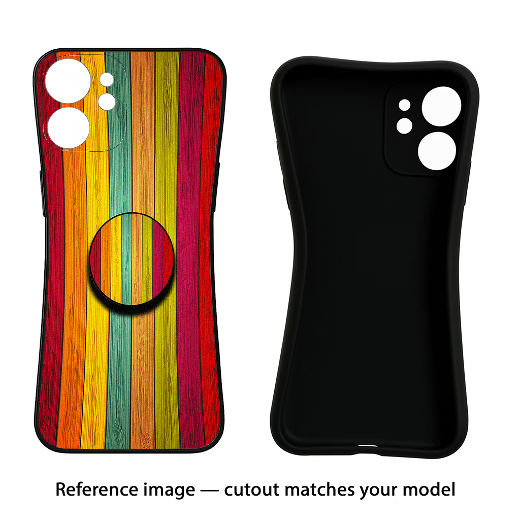 Multicolor Wooden iPhone 17 Pro Pop Case