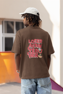 Loser Half Sleeve Brown Oversized T-Shirt for Men by Hello Swanky