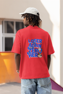 Loser Half Sleeve Red Oversized T-Shirt for Men by Hello Swanky