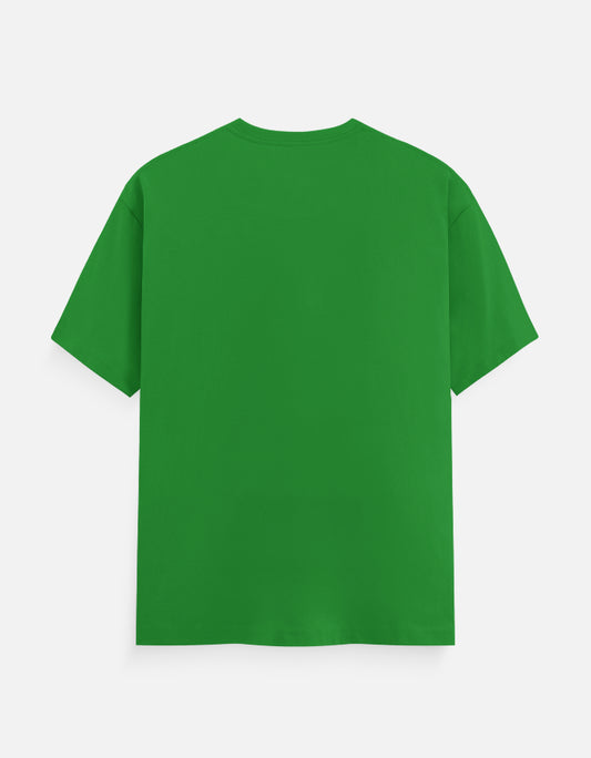 Flag Green Bulk Unisex Round Neck Half Sleeve T-Shirt Casual