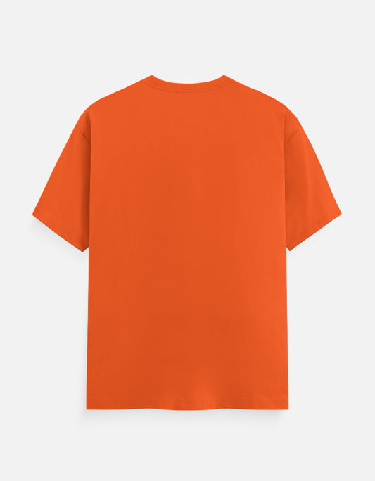 Bulk Unisex Orange Round Neck T-Shirt Premium Quality