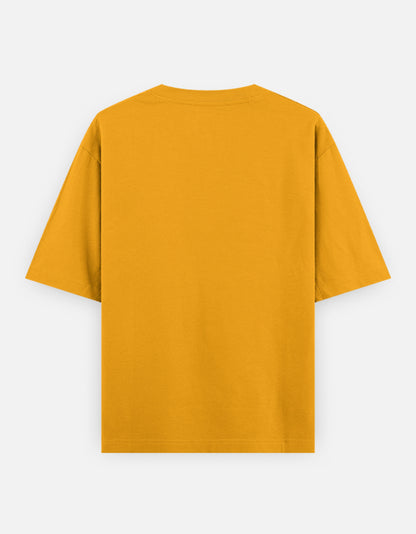 Bulk Golden Yellow 100% Polyester Round Neck T-Shirt Durable
