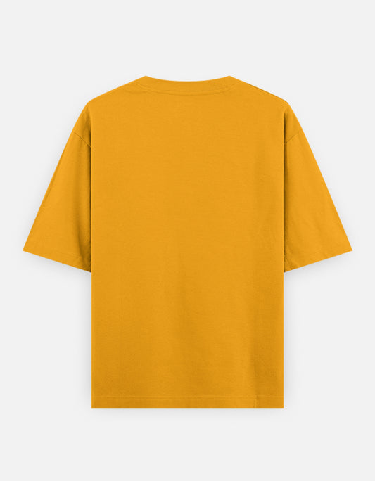 Bulk Golden Yellow 100% Polyester Round Neck T-Shirt Durable