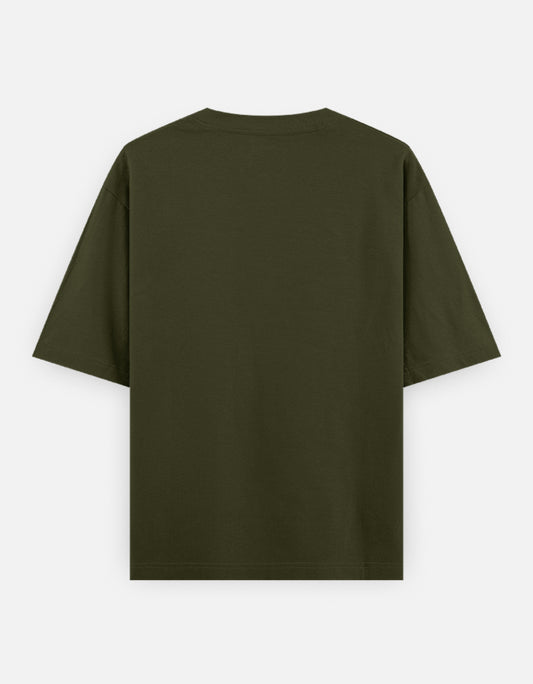 Olive Green Bulk Unisex Round Neck Half Sleeve T-Shirt