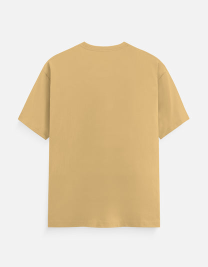 Bulk Unisex Beige Round Neck T-Shirt Premium Quality