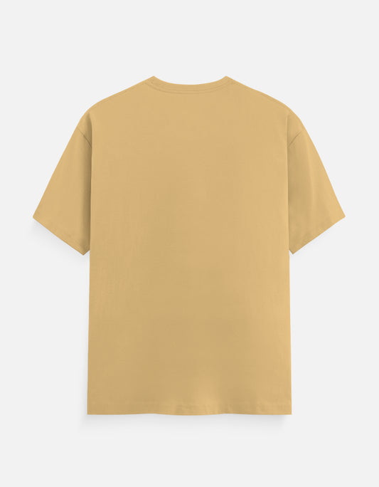 Bulk Unisex Beige Round Neck T-Shirt Premium Quality