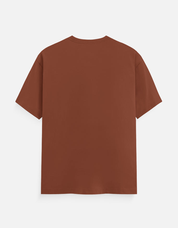 Bulk Copper 100% Polyester Round Neck T-Shirt Durable Fit