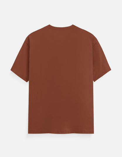 Bulk Copper 100% Polyester Round Neck T-Shirt Durable Fit