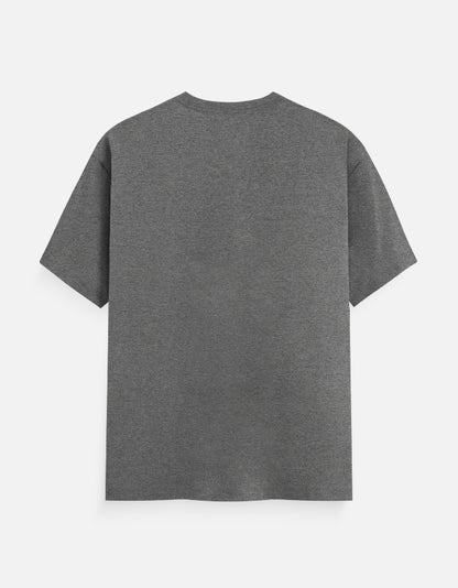 Charcoal Melange Bulk Unisex Round Neck Half Sleeve T-Shirt