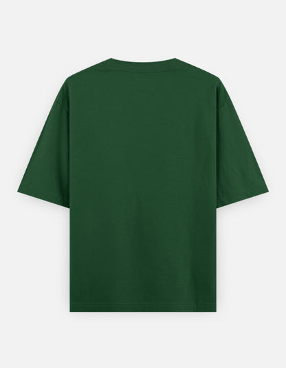 Bulk Unisex Bottle Green Oversized T-Shirt 240 GSM Cotton