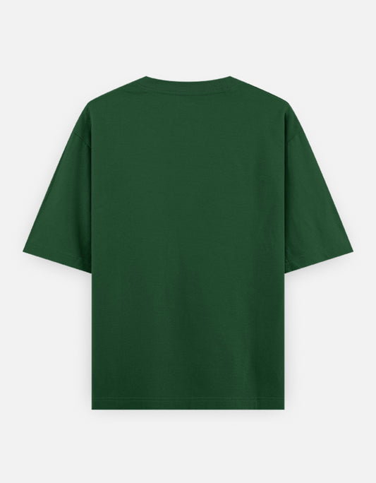 Bulk Unisex Bottle Green Oversized T-Shirt 240 GSM Cotton