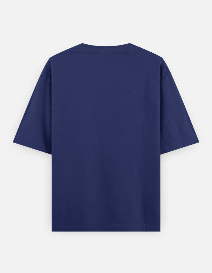 Bulk Unisex Royal Blue Oversized T-Shirt 240 GSM Cotton