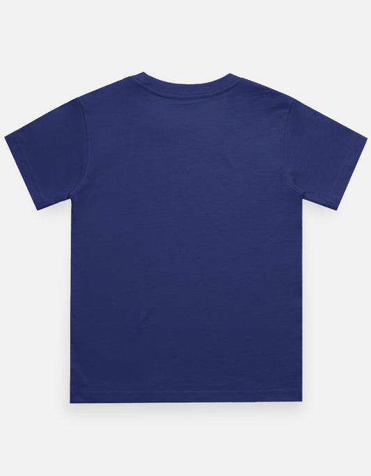 Bulk Unisex Navy Blue Kid's T-Shirts Comfortable Wear