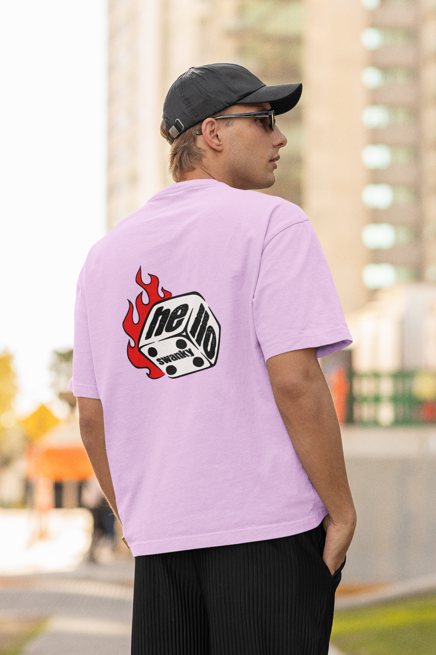 Dice roller oversized t-shirt - s