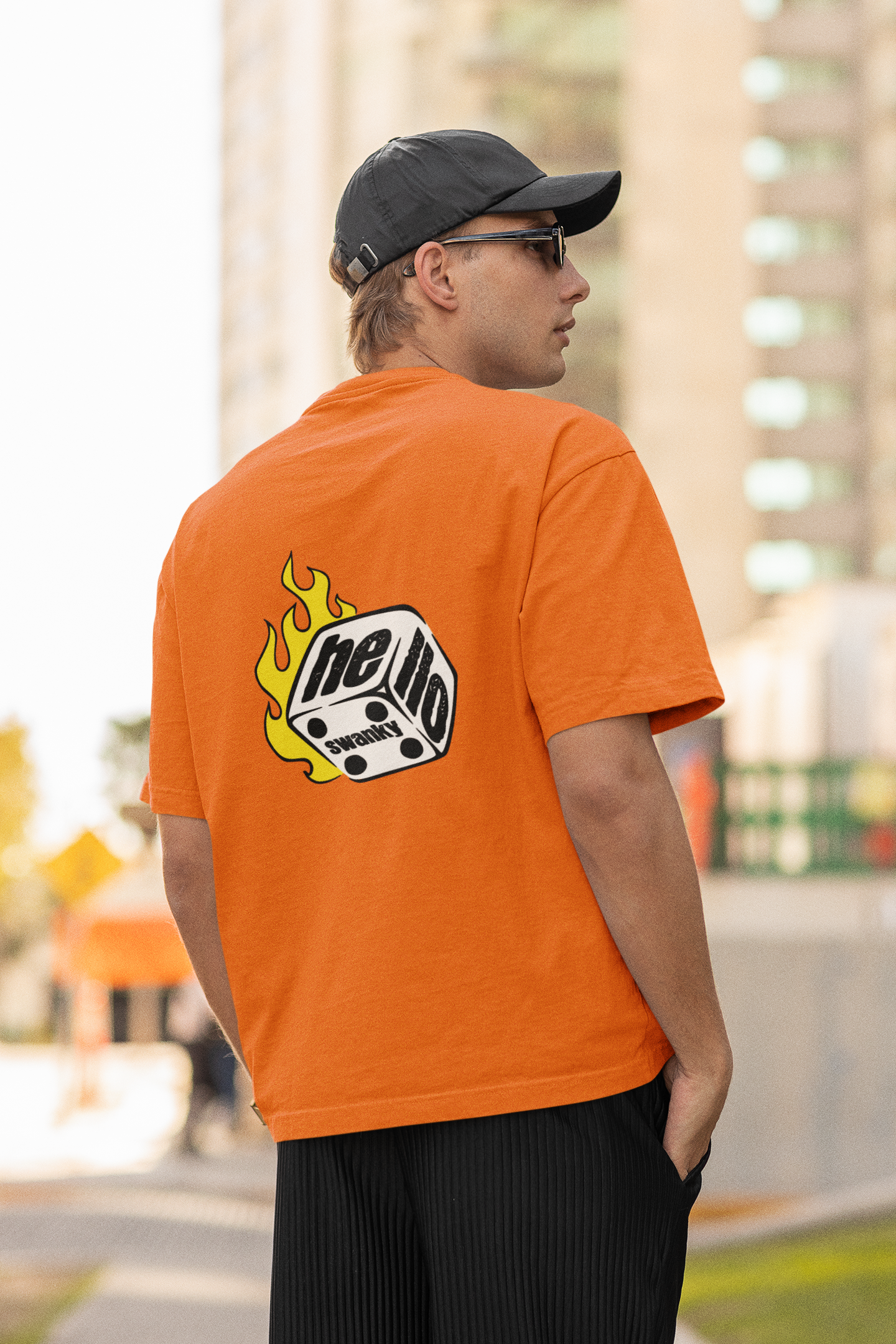 Dice roller oversized t-shirt - s