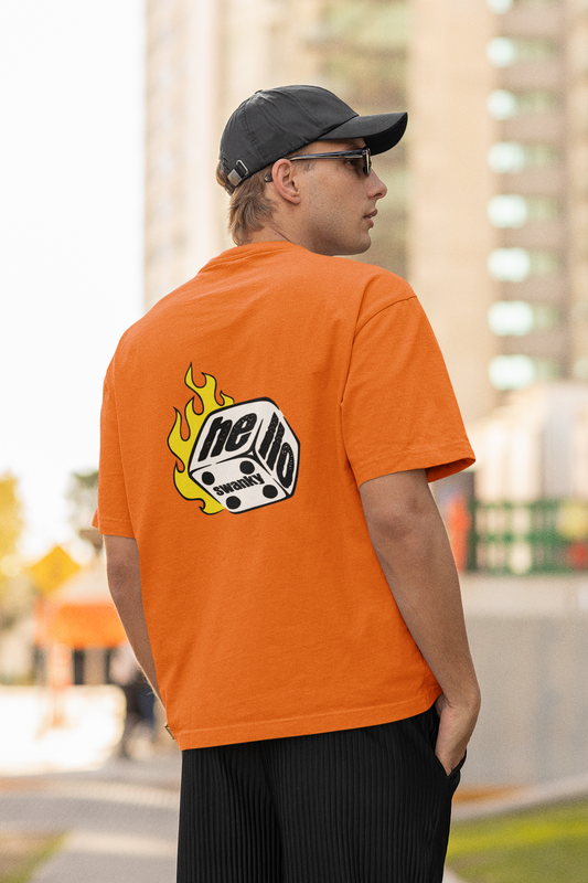 Dice roller oversized t-shirt - s