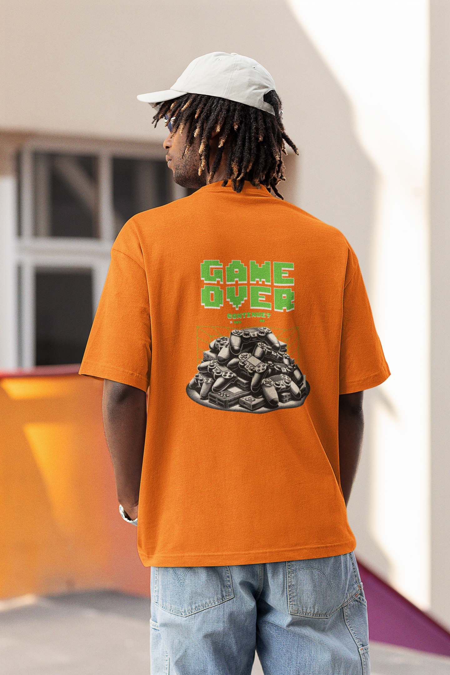 Game over oversized t-shirt - s