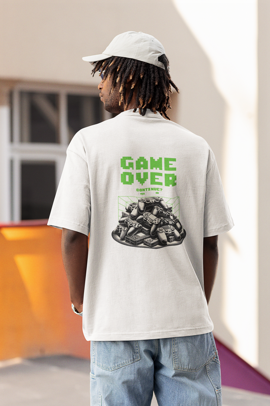 Game over oversized t-shirt - s