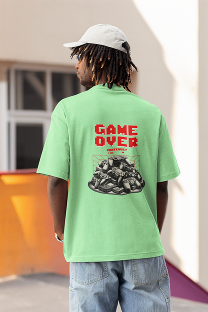 Game over oversized t-shirt - s