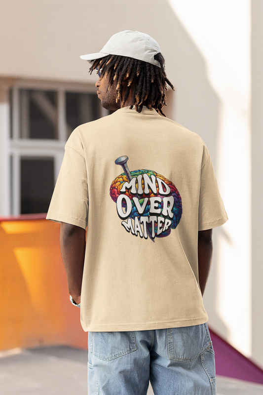 Mind over matter oversized t-shirt - s