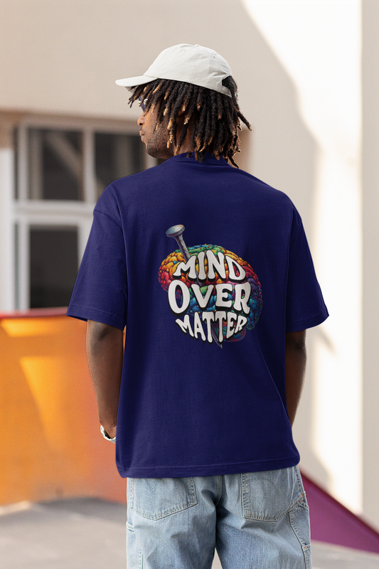 Mind over matter oversized t-shirt - s