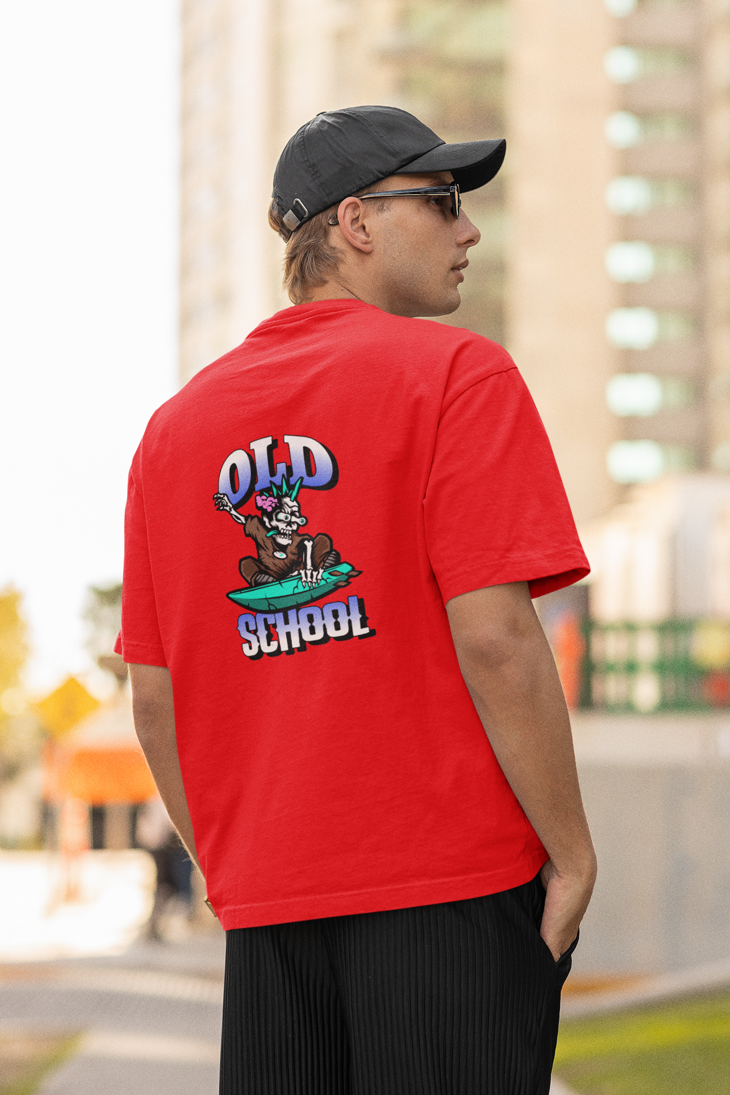 Old school oversized t-shirt - s