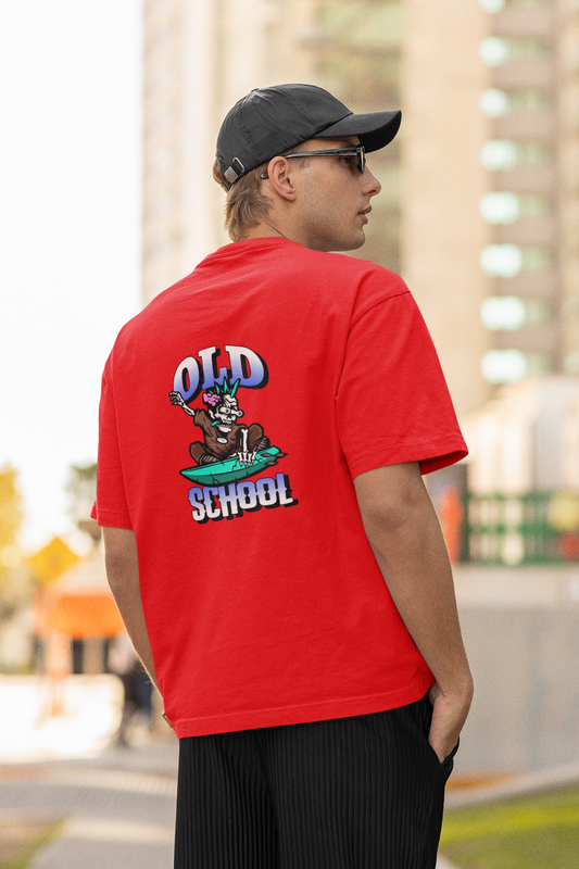 Old school oversized t-shirt - s