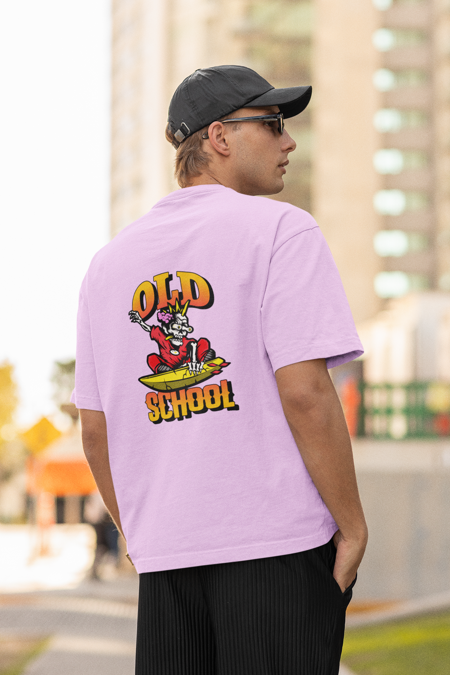Old school oversized t-shirt - s