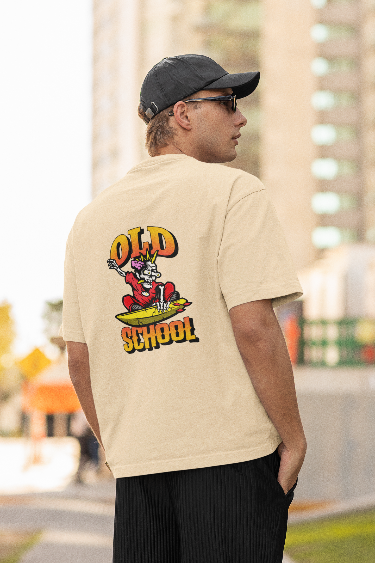 Old school oversized t-shirt - s