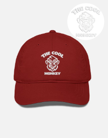 The Cool Monkey Embroidered Design