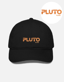 Pluto Logo Embroidered Design