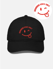 Good Vibes Only Embroidered Design
