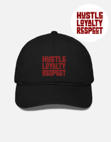 Hustle Loyalty Respect Embroidered Design