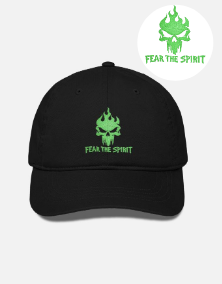 Fear The Spirit Embroidered Skull Design