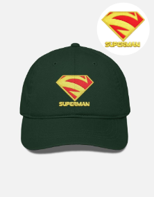 Superman Logo Embroidered Design