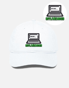 Offline Mood Embroidered Patch Design