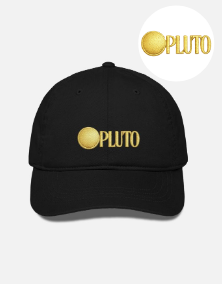 Pluto Embroidered Design for Streetwear
