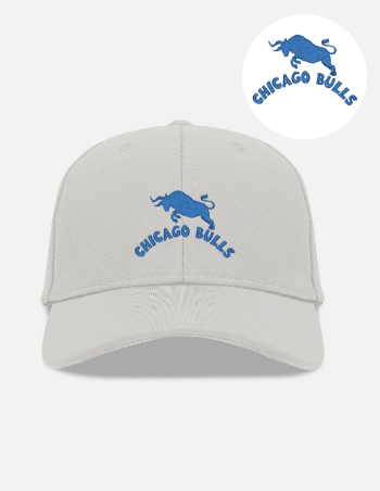 Chicago Bulls Embroidered Sports Logo Design