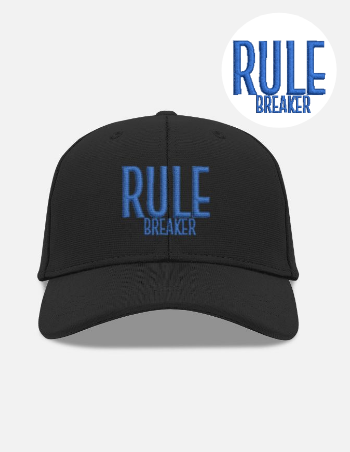 Rule Breaker Embroidered Statement Design