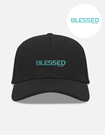 Blessed Embroidered Typography Design