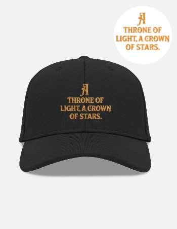 A Throne of Light Crown of Stars Embroidered Design Tee
