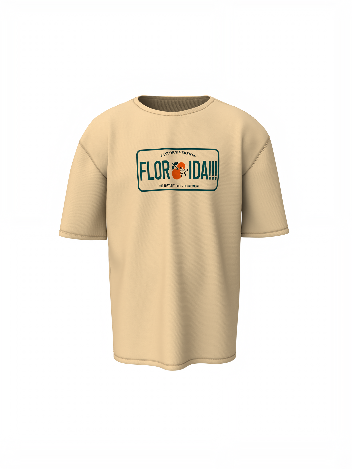Florida Graphic Oversized T-Shirt Relaxed Fit Casual Wear