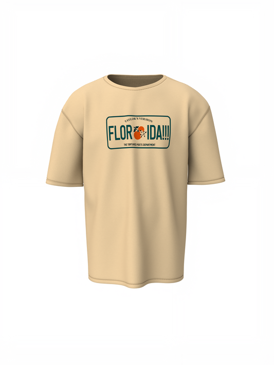 Florida Graphic Oversized T-Shirt Relaxed Fit Casual Wear