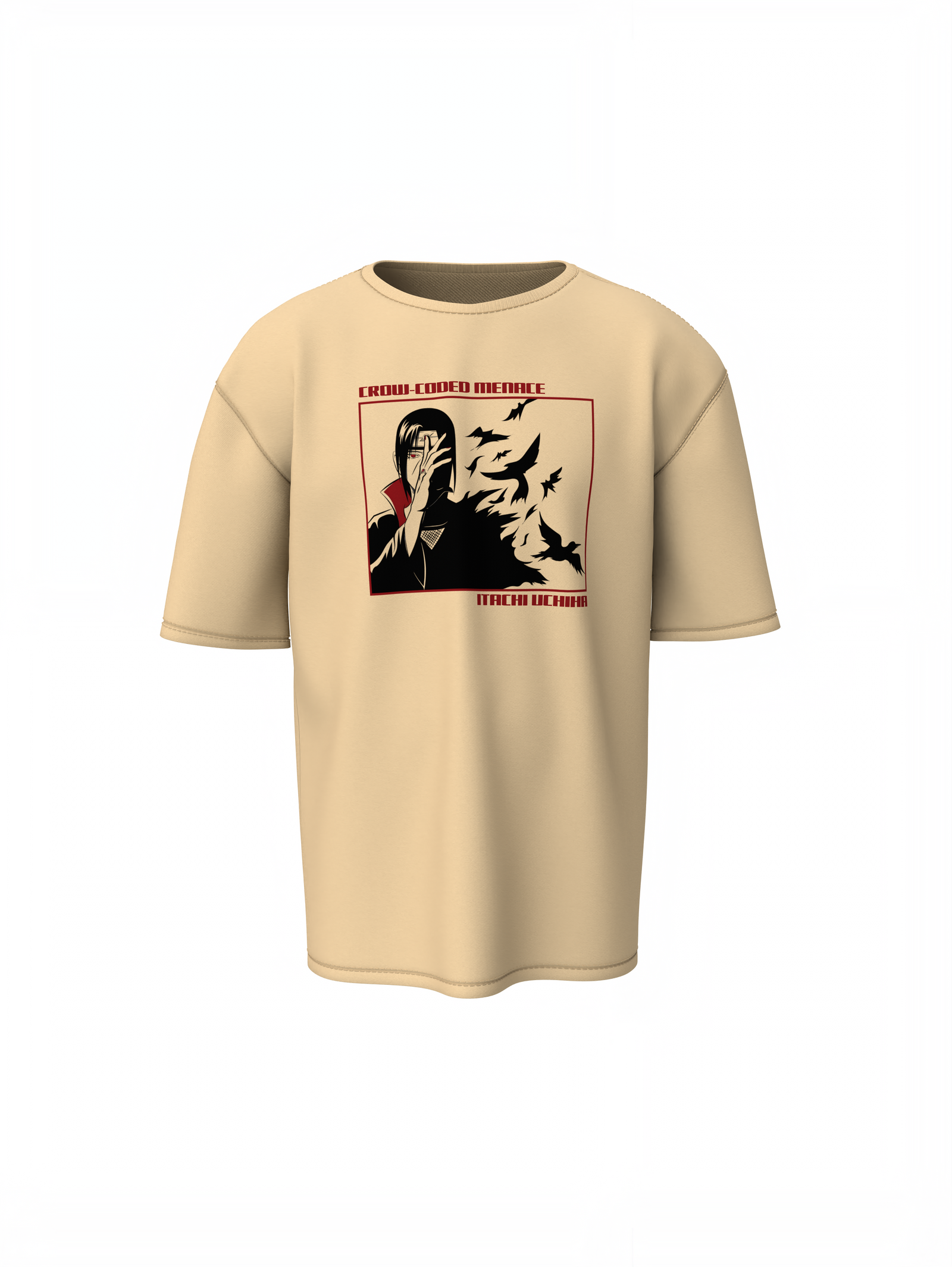 Crow Coded Menace Oversized T-Shirt
