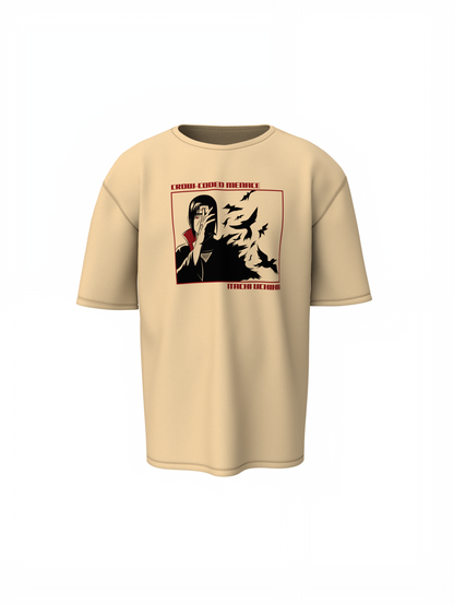 Crow Coded Menace Oversized T-Shirt