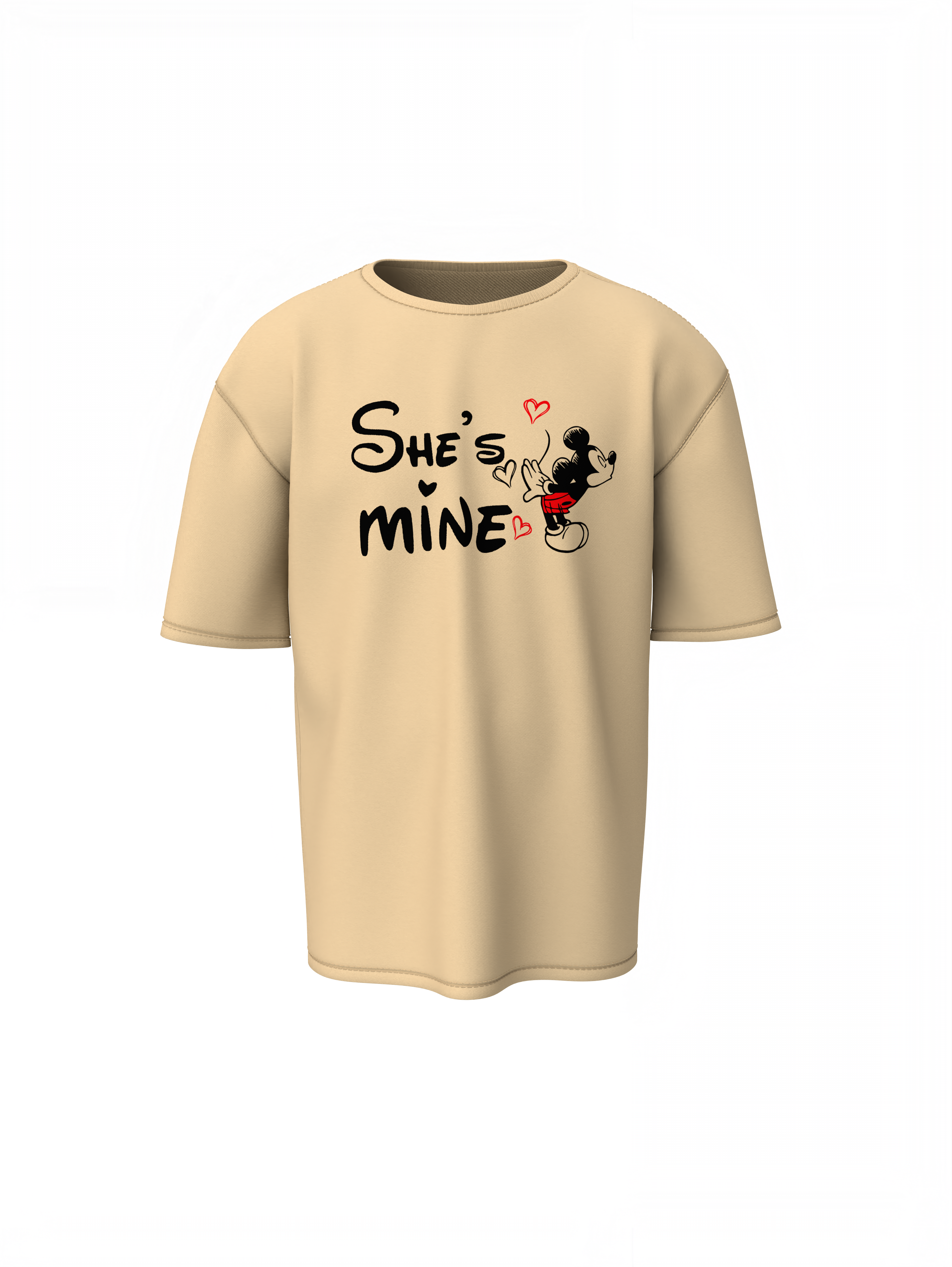 Mine Couple Oversized T-Shirts
