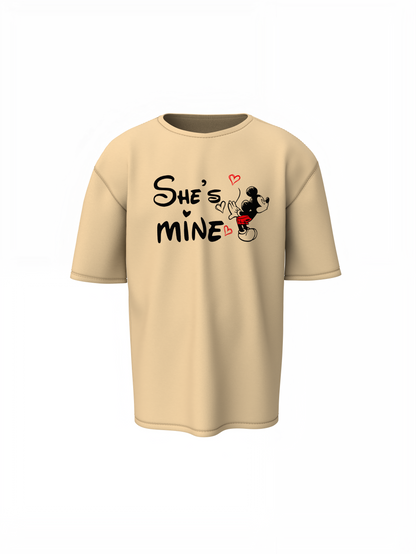 Mine Couple Oversized T-Shirts
