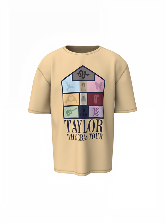 Taylor The Eras Tour Oversized T-Shirt Fan Streetwear Style